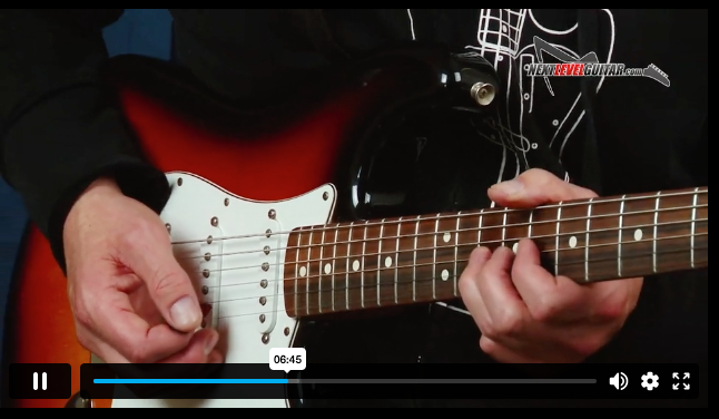 Stevie Ray Vaughan Style Guitar Inspired Course